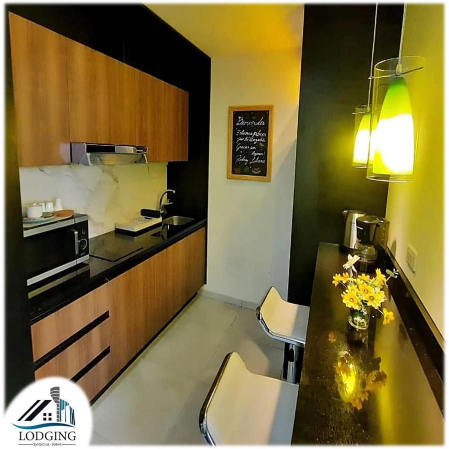 Apto Moderno Con Piscina De Borde Infinito 산타 크루즈 드 라 시에라 외부 사진