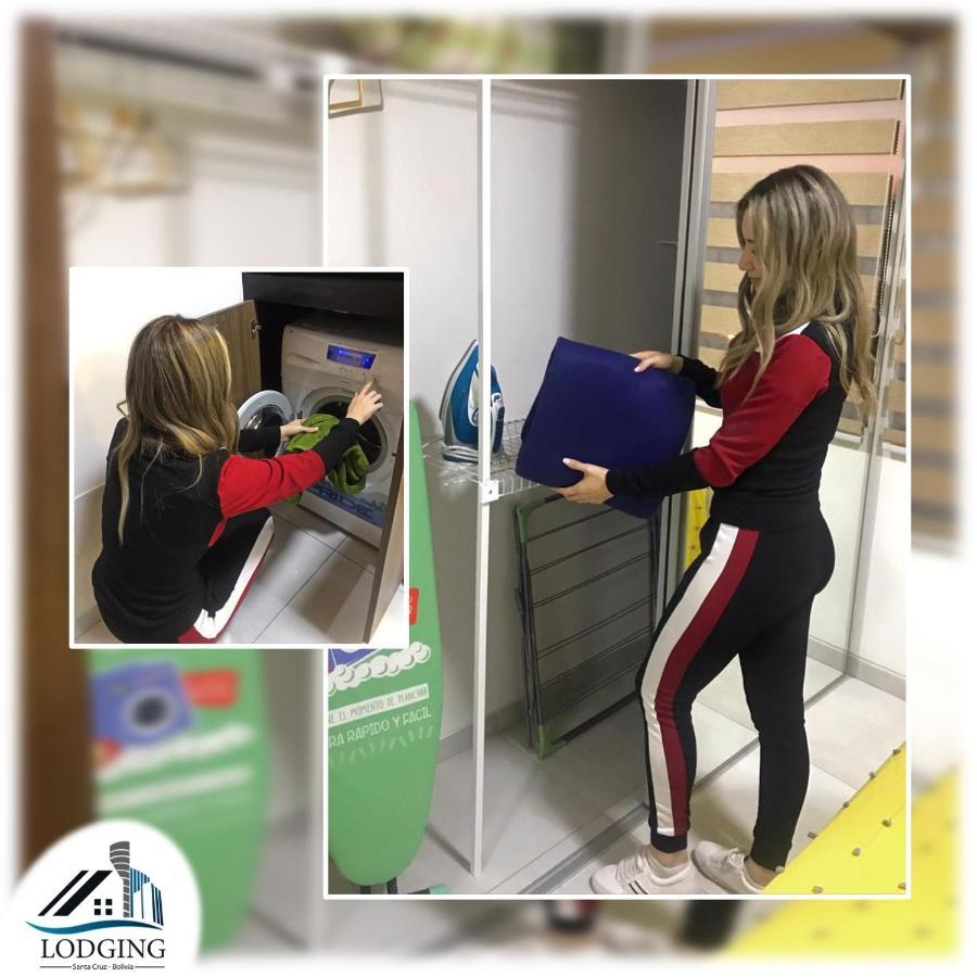 Apto Moderno Con Piscina De Borde Infinito 산타 크루즈 드 라 시에라 외부 사진