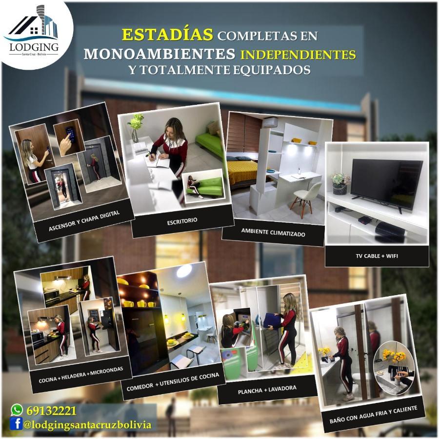 Apto Moderno Con Piscina De Borde Infinito 산타 크루즈 드 라 시에라 외부 사진